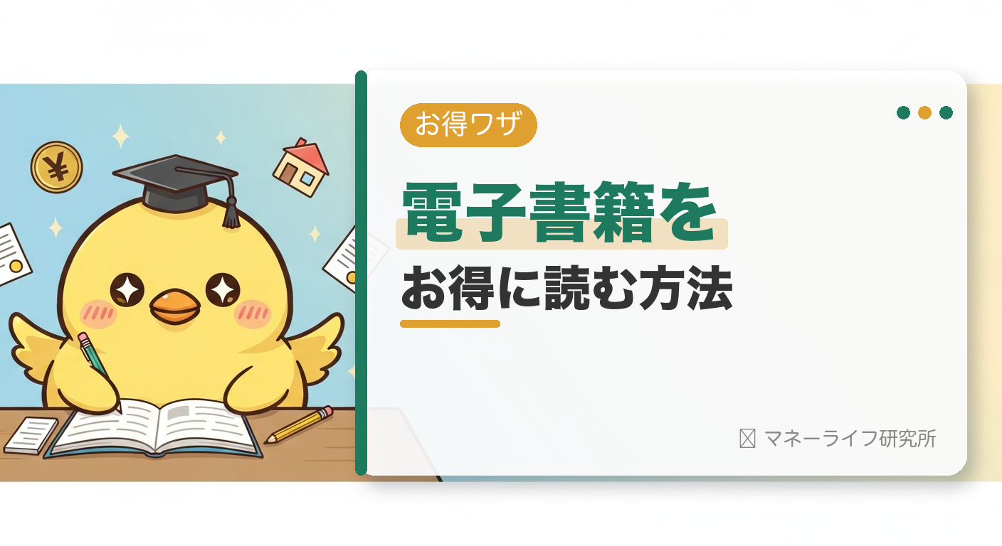 電子書籍をお得に読む方法【2026年】｜漫画・本を安く買えるおすすめサービス比較