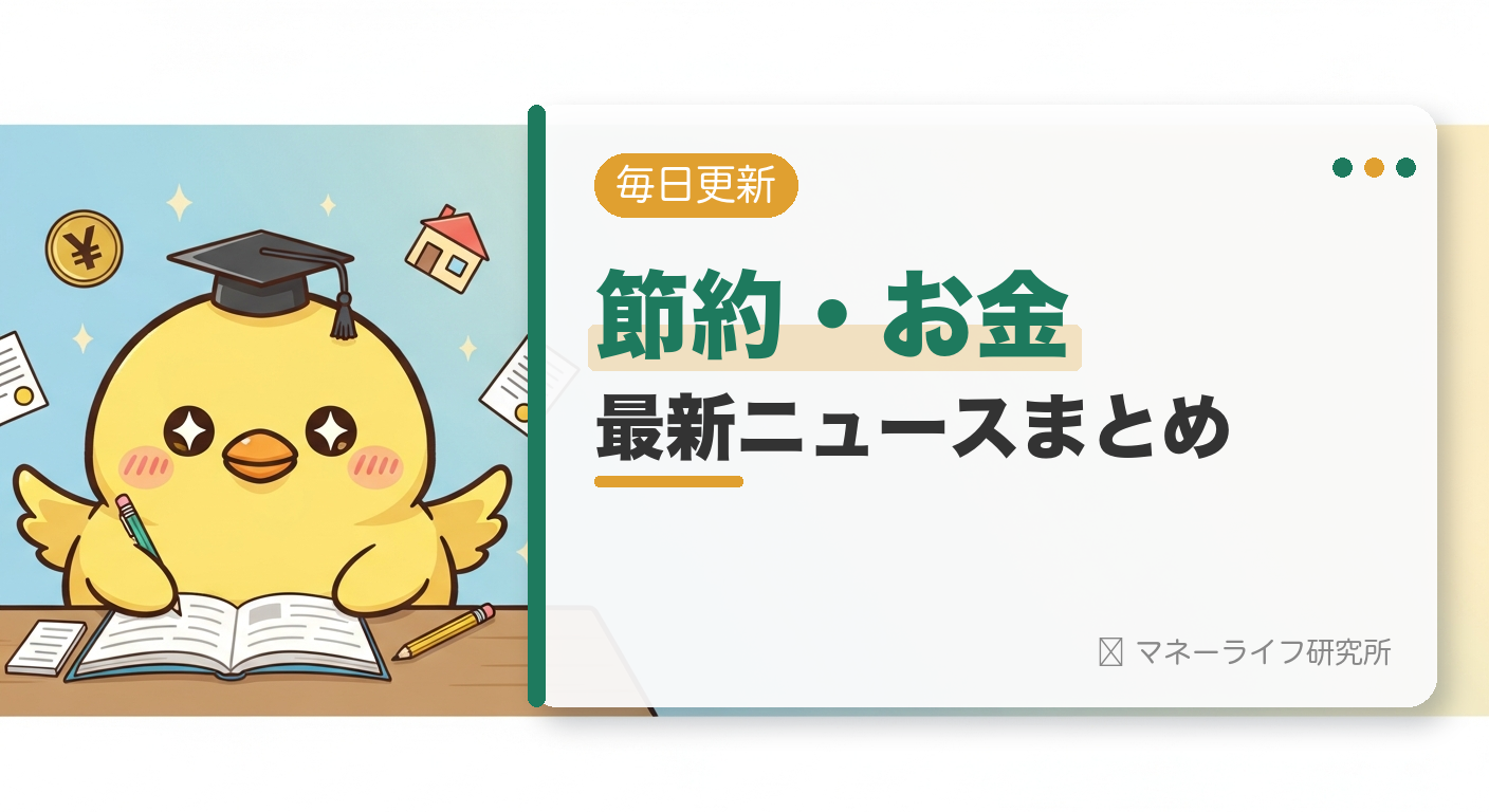 節約・お金の最新ニュースまとめ